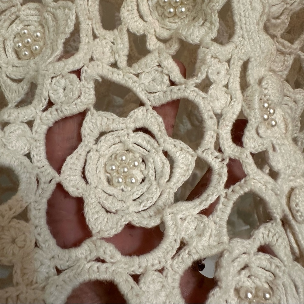 Reference Point Crochet Top S - Picture 4 of 5